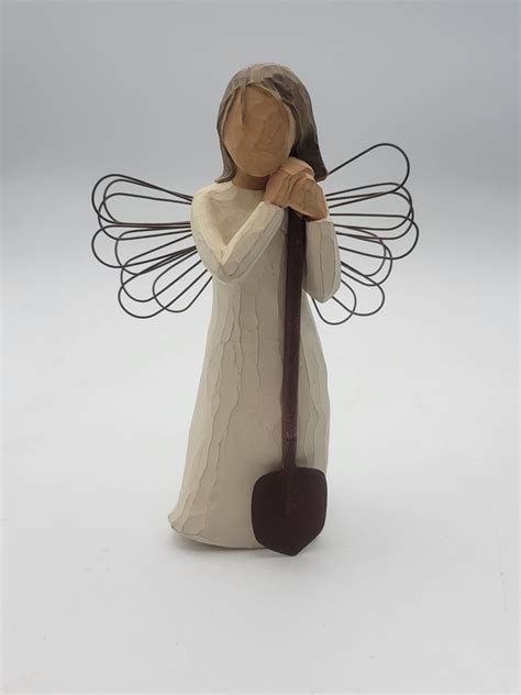 willow tree angel of the garden figurine|More.